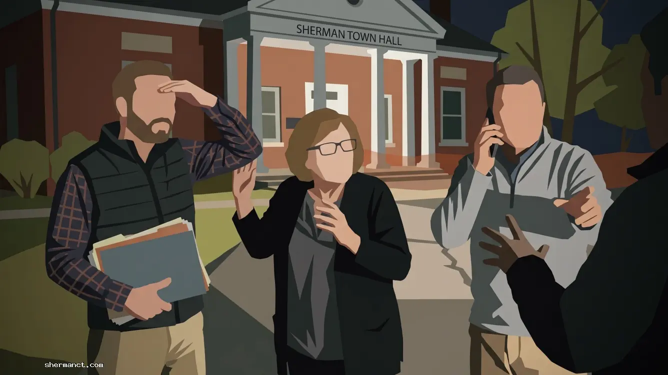 <strong>Administrative Panic:</strong> Surfaced video tapes reveal the chaotic internal mechanics of the Sherman Board of Education as they scramble to retroactively approve funds.